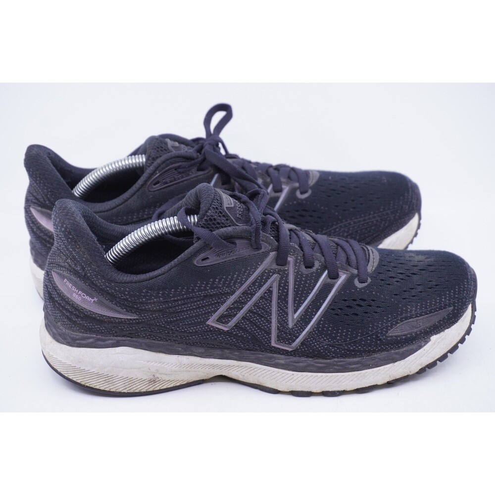 New Balance 860v12 Women's Size 9.5 Black Athletic Running Walking Shoes W860M12